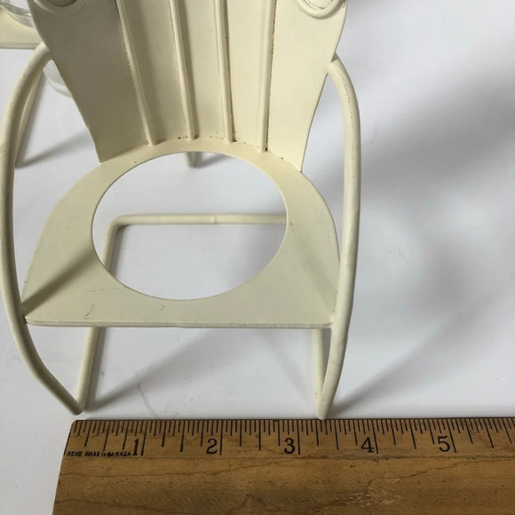 Vtg Metal Lawn Chair Candle  Holders - Picture 10 of 10